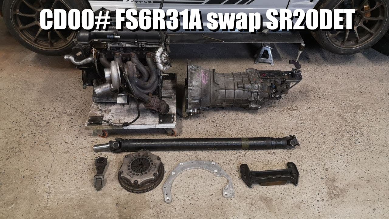 Замена сток коробки на CD001 от 350Z на 180SX SR20DET