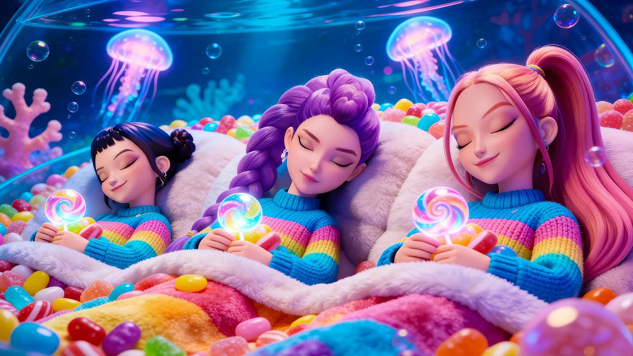 No Ads &ndash; Deep Sleep Piano to Relieve Stress and Enter Peaceful Mind States with Rumi, Mira & Zoey 💤