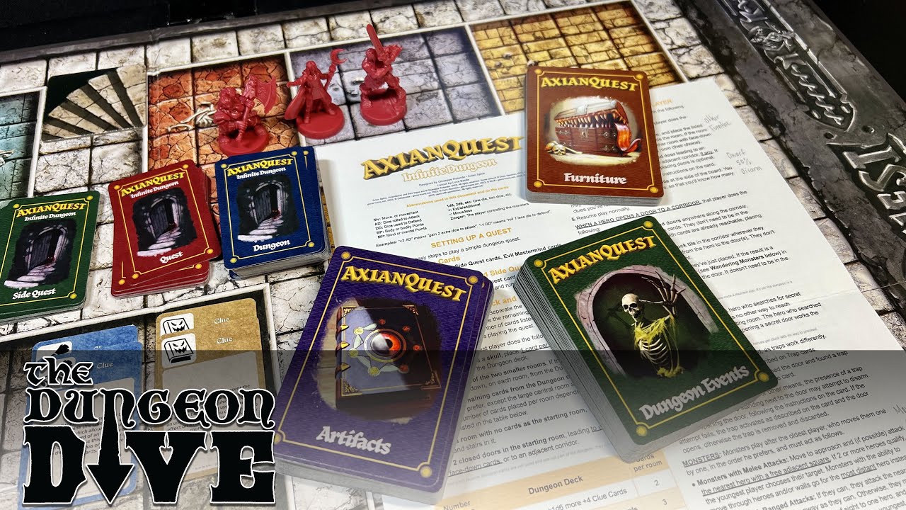HeroQuest + AxianQuest Infinite Dungeons = как надо играть (HeroQuest Solo)
