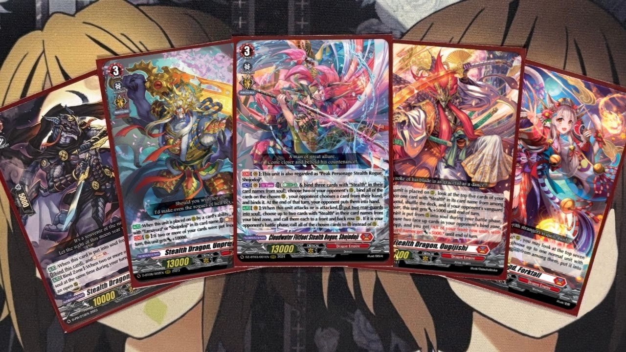 My Shojodoji Cardfight Vanguard Deck Profile for Post Dimensional Transcendence