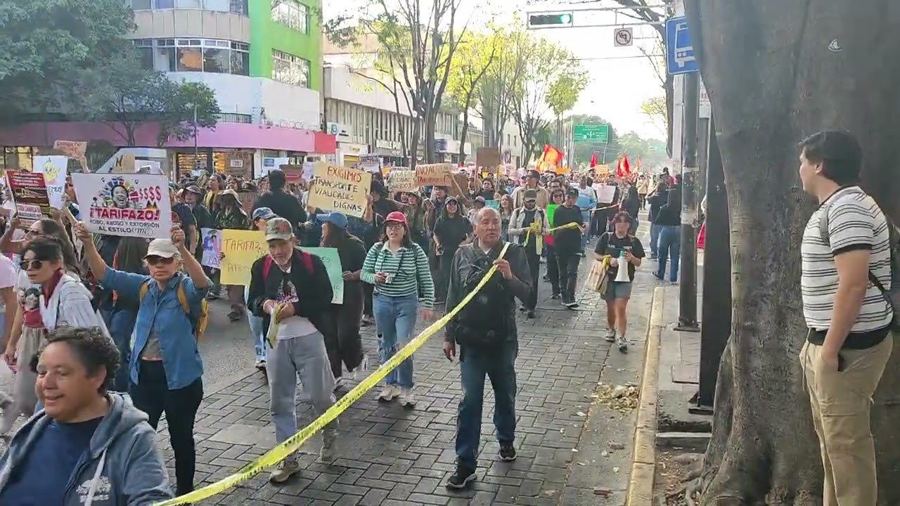 Manifestación en Guadalajara del  10 de enero contra aumento del 47% del transporte público.