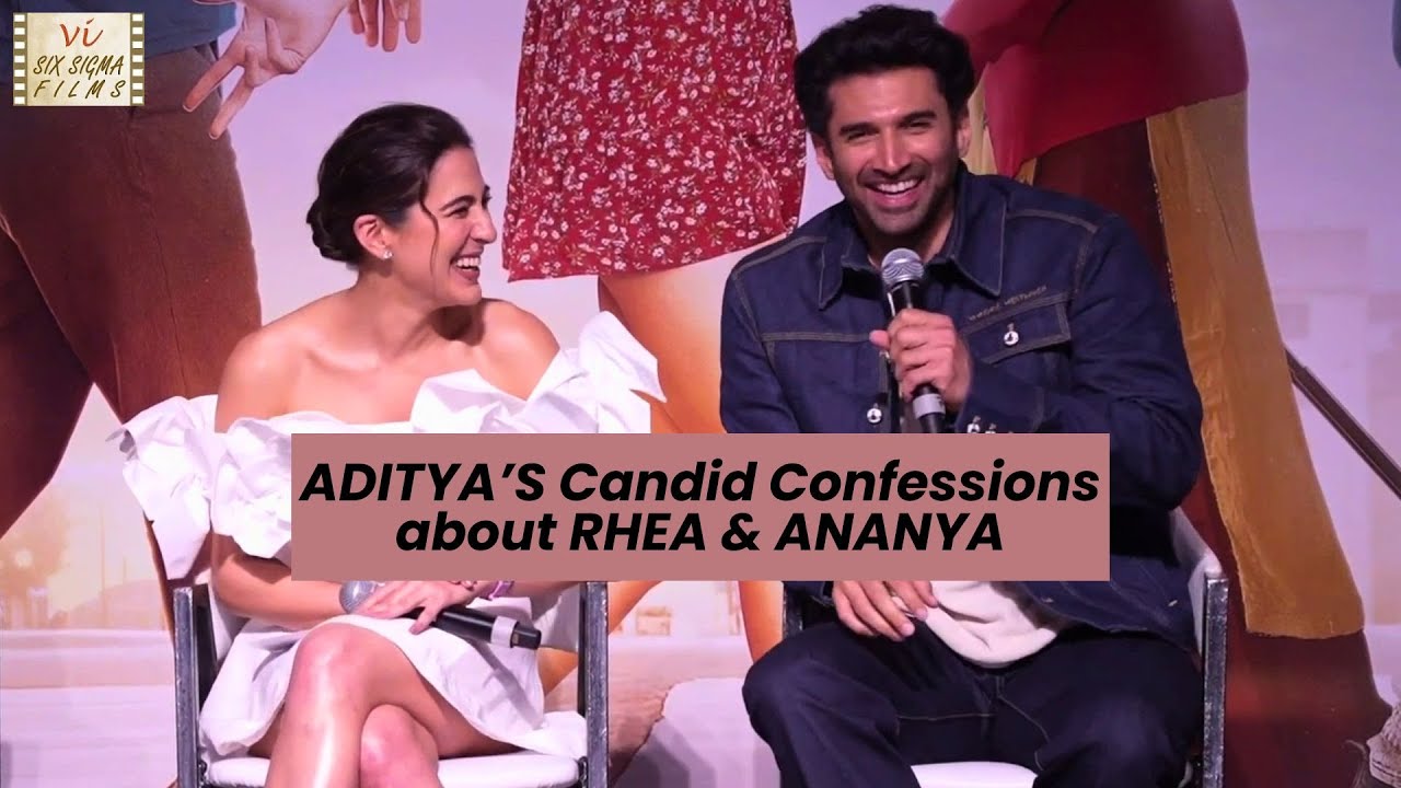 Aditya Roy Kapur Takes Dig At Exes Ananya Panday & Rhea Chakraborty In Presence Of Sara Ali Khan