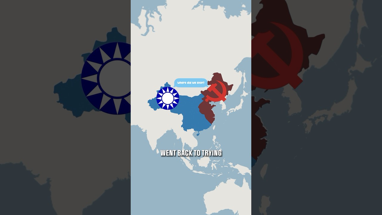 Why didn't China get peace even after ww2 ended #history #ww2 #civilwar