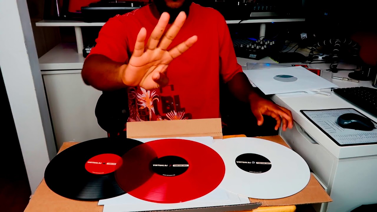 VirtualDJ 8 timecode vinyl unboxing by  DJ Knightrin