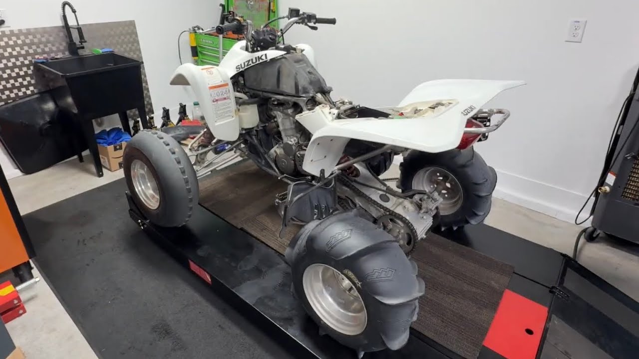 2004 suzuki LTZ 400 water pump replacement.