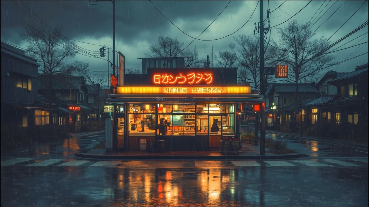 🎧90’s Soothing Kobe City |Calm Reverb Lofi Flow🌌 Study, Sleep