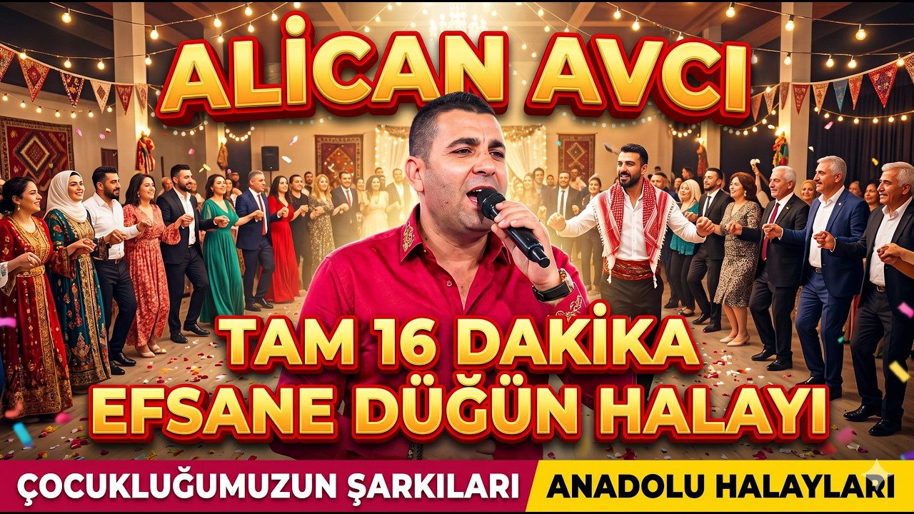 Alican Avcı - Düğün Halayı Potpori 16 Dk