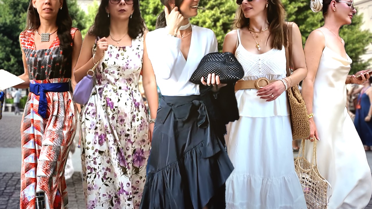 Milan Street Fashion🇮🇹Elegant Beautiful Summer Dresses - Luxury Shopping June 2026