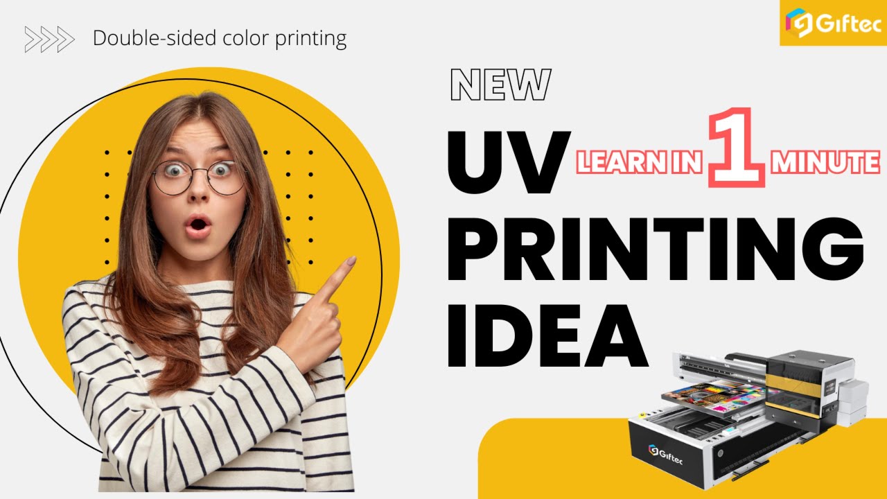 UV DTF Double-sided color Sticker! New UV printer idea | best print method for acrylic