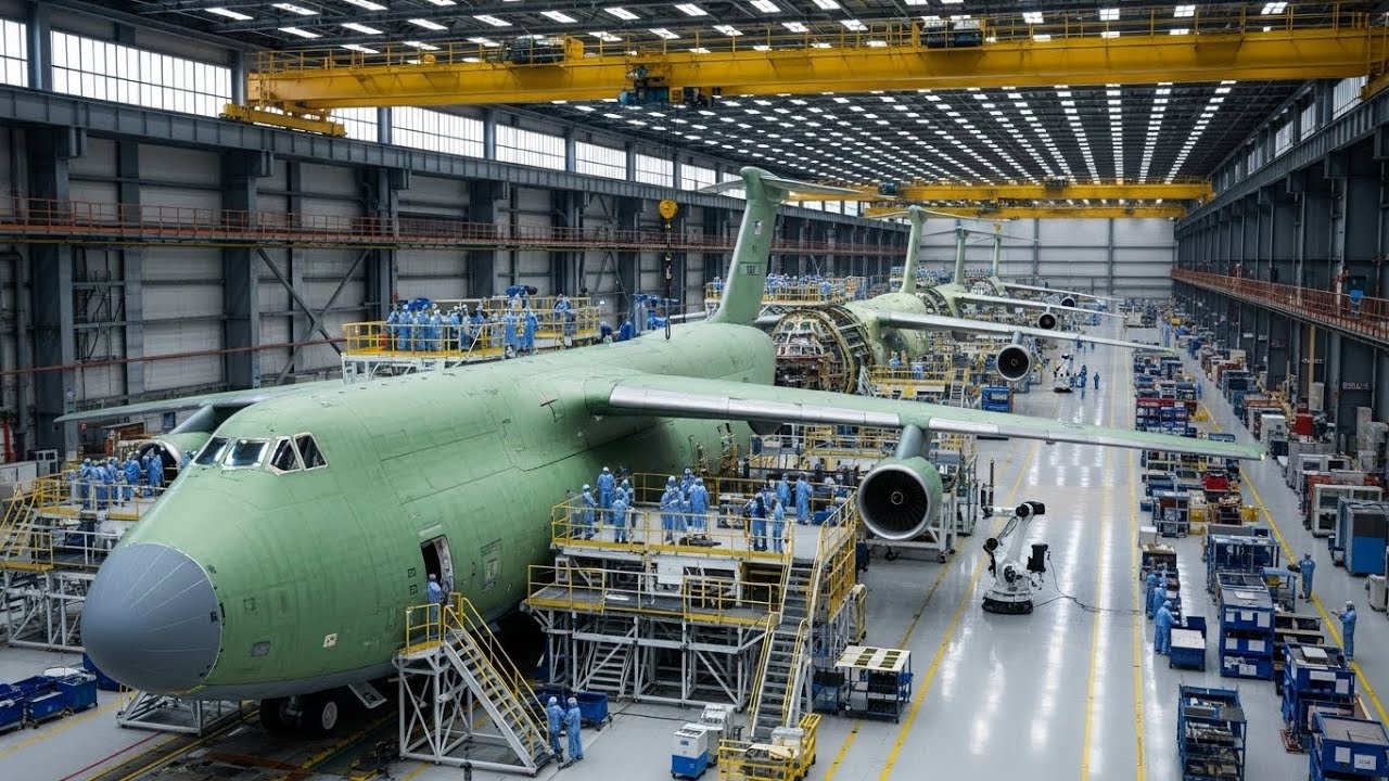 Einblick in die C-5M Super Galaxy-Fabrik: Wie das gr&ouml;&szlig;te Flugzeug der US-Luftwaffe hergestellt wird