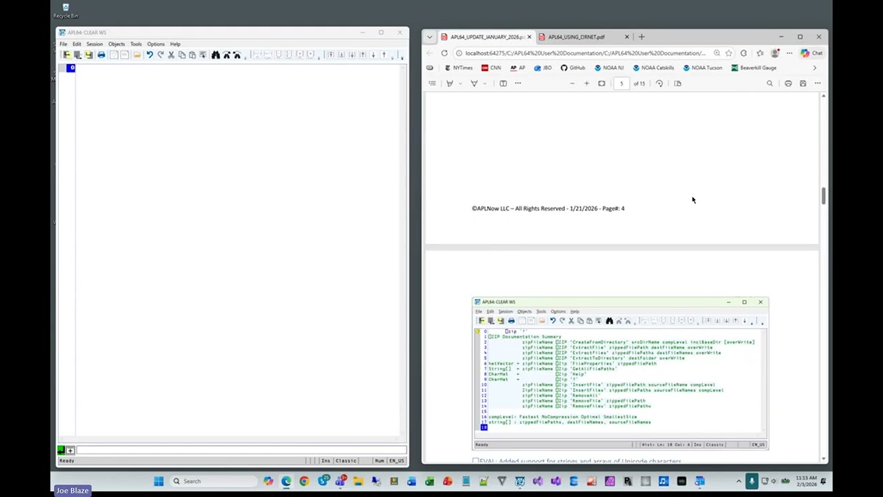 Introduction To The Apl64 2026 0 1 Update Part 1 20260203 Live Demo