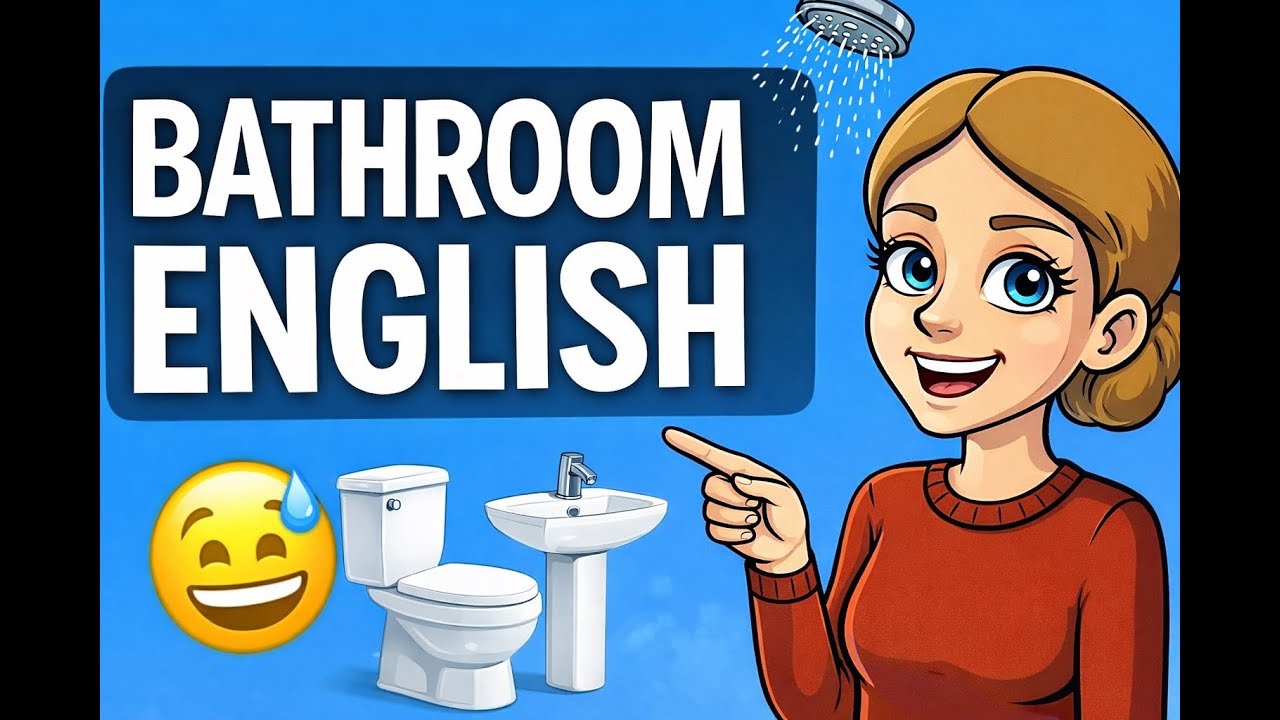 Speak English Confidently: Bathroom Words Made Easy - Day 4 of 90 Days