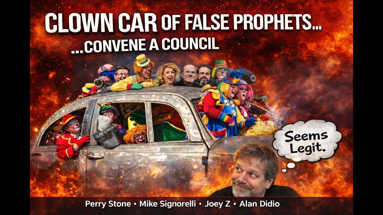 Clown Car of False Prophets Convene a Council - Perry Stone, Signorelli,  Alan Didio, Joey Z & More!