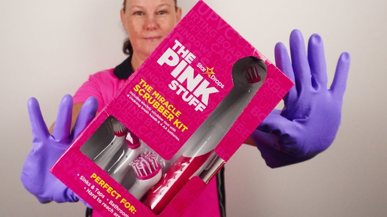 Распаковка и обзор набора для чистки мебели Pink Stuff Miracle Scruber Kit (2024).