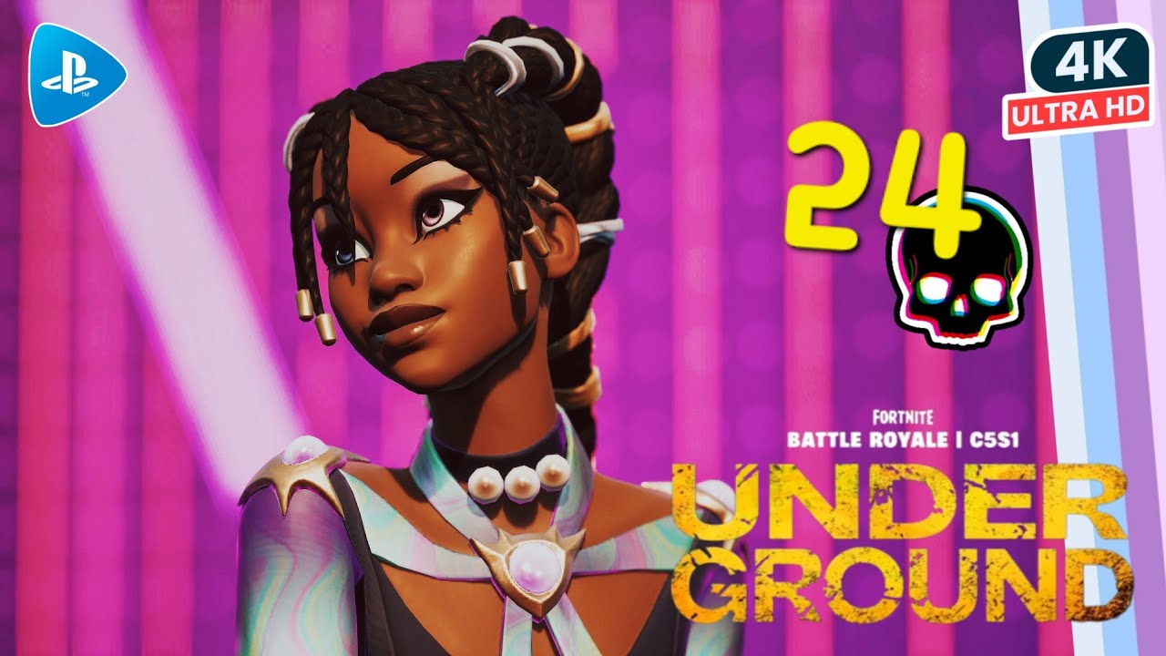 FORTNITE Battle Royale NEW Chapter 5 Season 1 ANIYAH Skin Showcase PS5 Gameplay 4K HDR 60 FPS