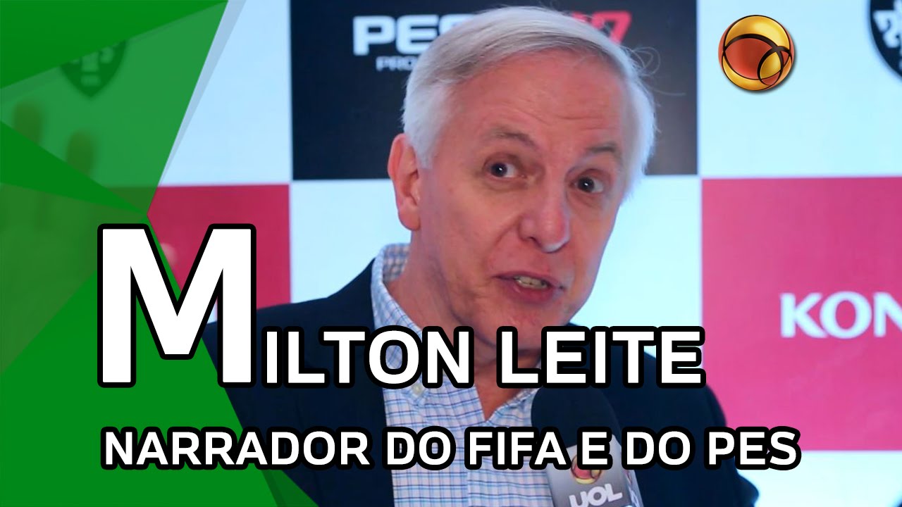 Milton Leite é o primeiro narrador brasileiro a participar de FIFA e PES