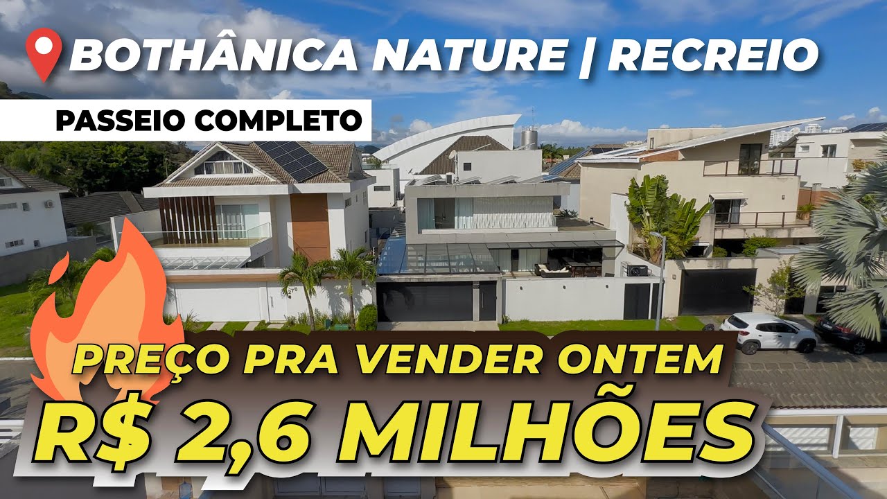 PREÇO INACREDITÁVELl! 🔥💰 Casa de LUXO no Recreio! Condomínio incrível!