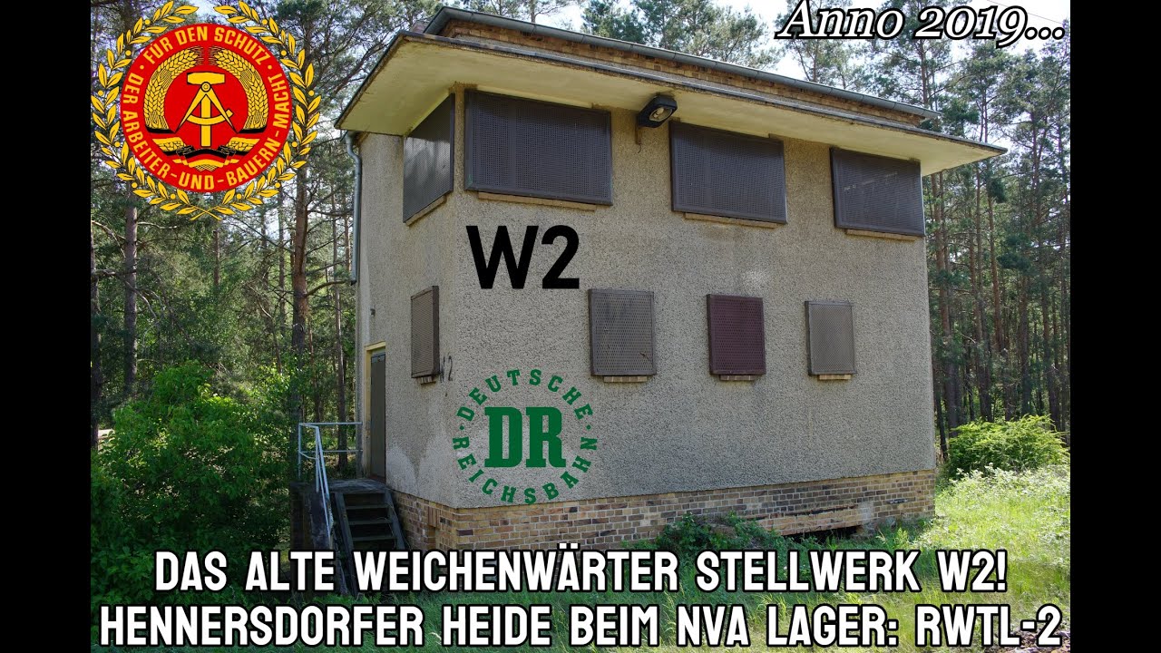 Inside Stellwerk! Das alte Weichenwärter Stellwerk W2 in der Hennerdorfer Heide am NVA Lager RWTL-2!