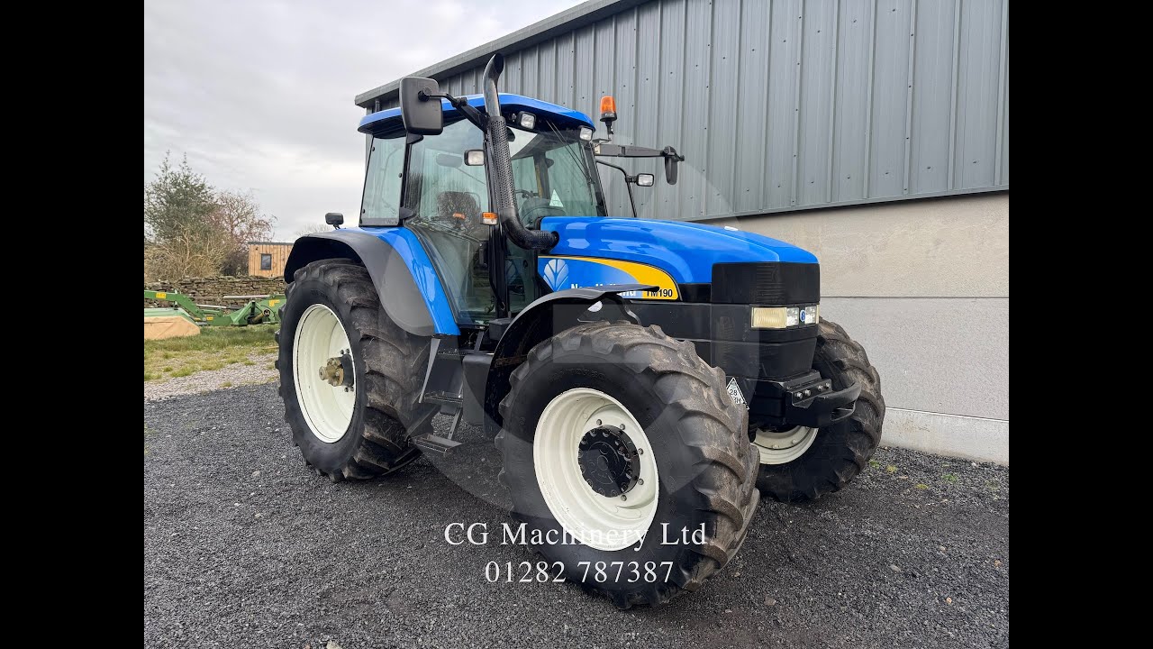 2003 New Holland TM190 Series II Tractor, 5829 Hours, £21995+VAT