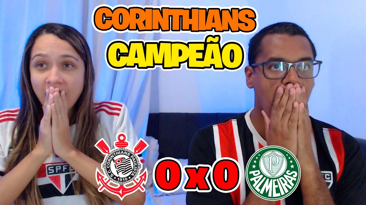 REACT CORINTHIANS 0 X 0 PALMEIRAS - HUGO SOUZA DEFENDE PENALTI E CORINTHIANS É CAMPEÃO
