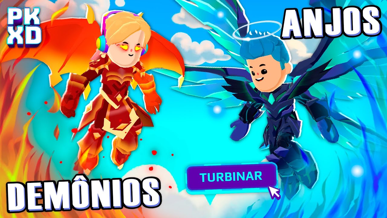 😈 Desafio ANJOS e DEMÔNIOS : Turbunei a Nova Armadura do PK XD