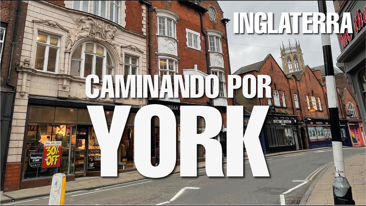 CAMINANDO POR LA CIUDAD DE YORK, INGLATERRA.#viajerosporelmundo#viajes