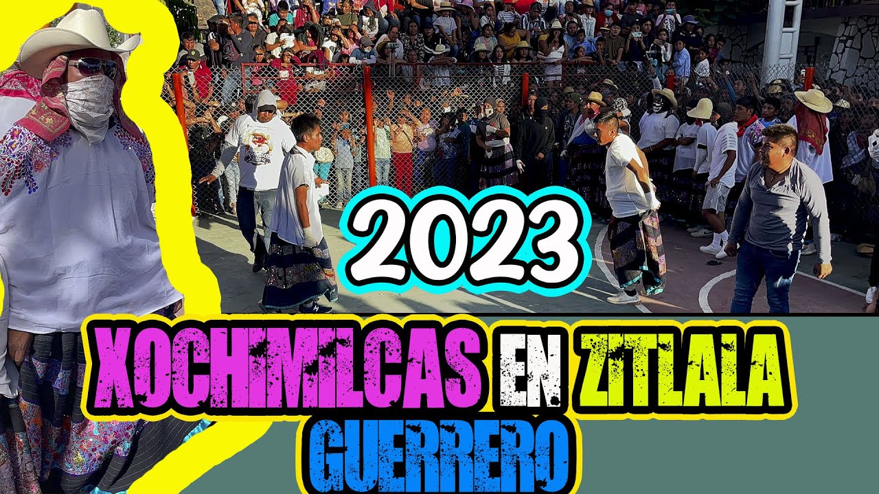 XOCHIMILCAS en el Martes de carnaval en zitlala Guerrero / febrero 2023