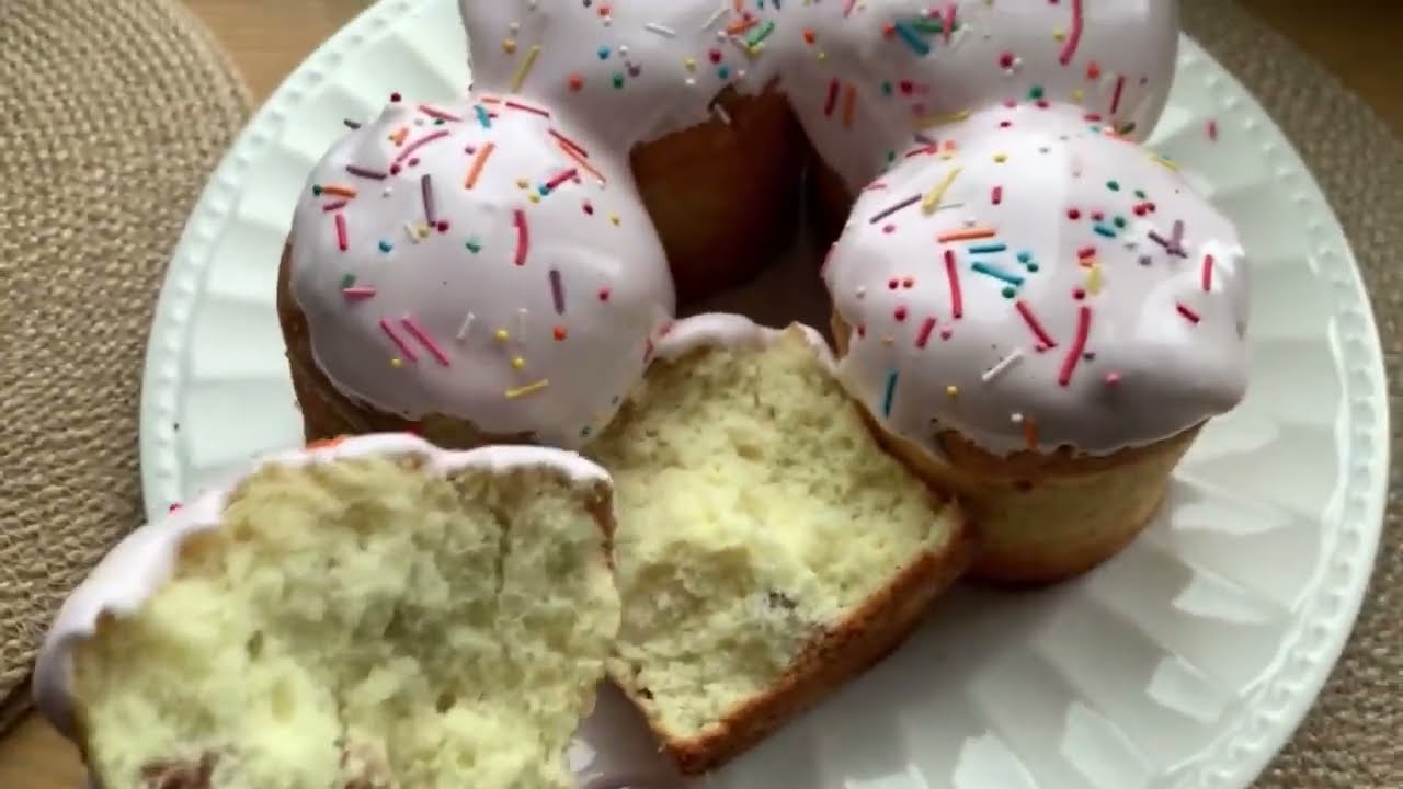 КУЛИЧ БИСКВИТНЫЙ | БЕЗДРОЖЖЕВОЙ КУЛИЧ