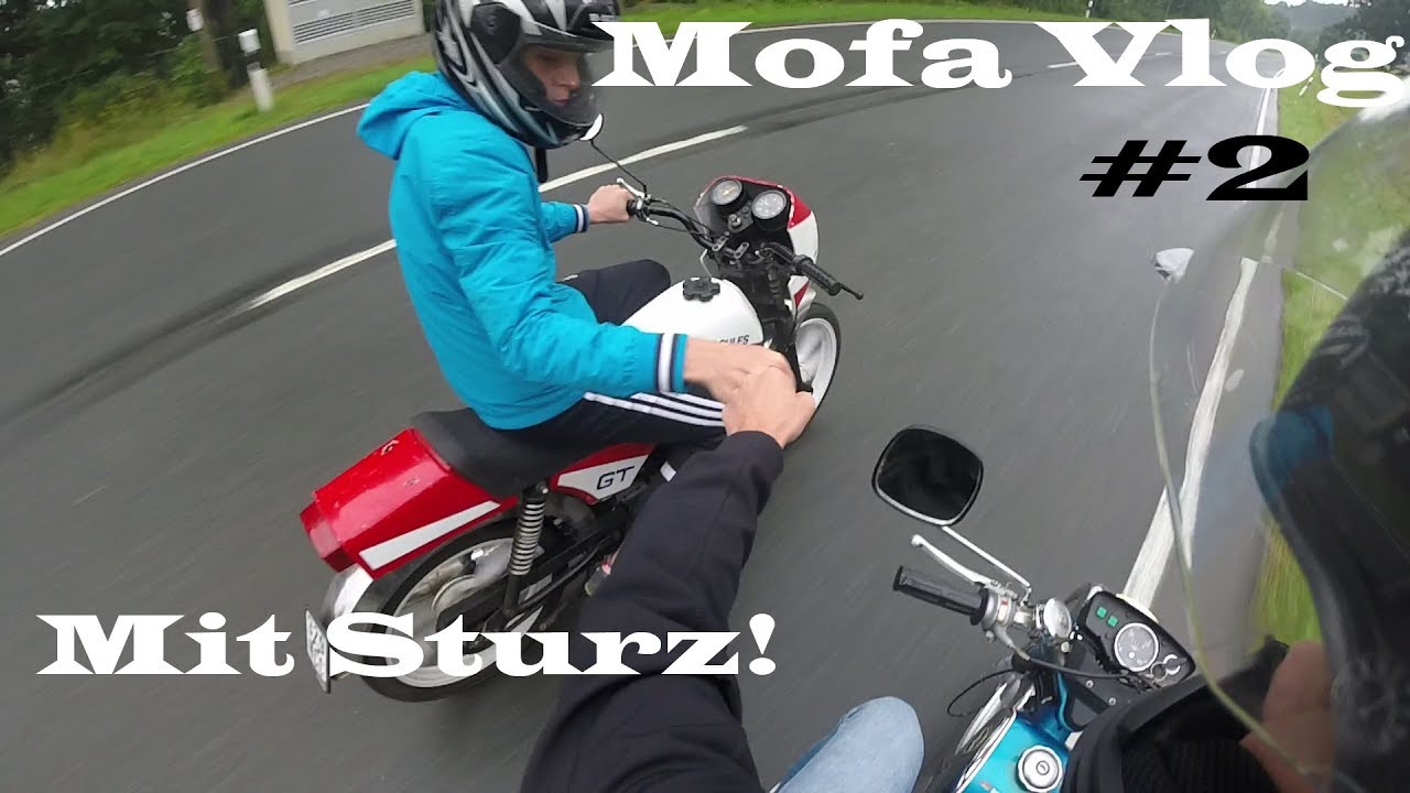 Mofa Unfall! | Mofa Vlog #2 | Mofatuning |Z&uuml;ndapp | Hercules | Puch
