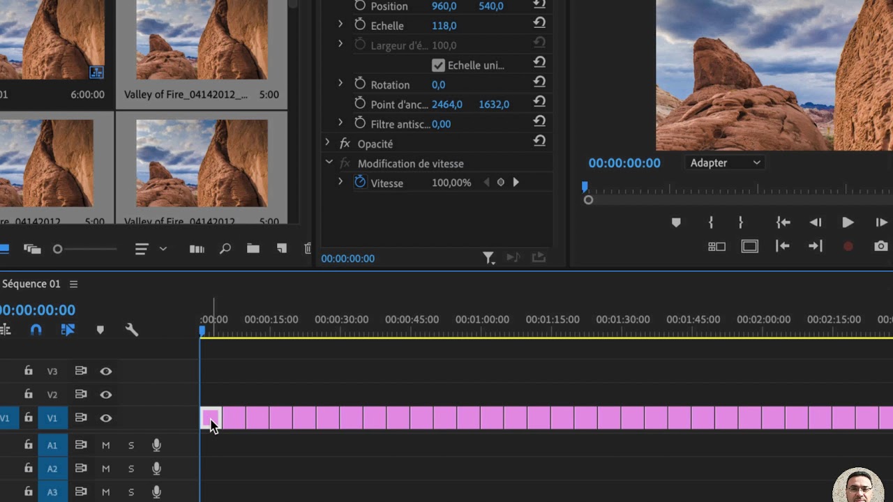 Adobe Premiere pro : comment créer un timelaps (tuto en arabe)