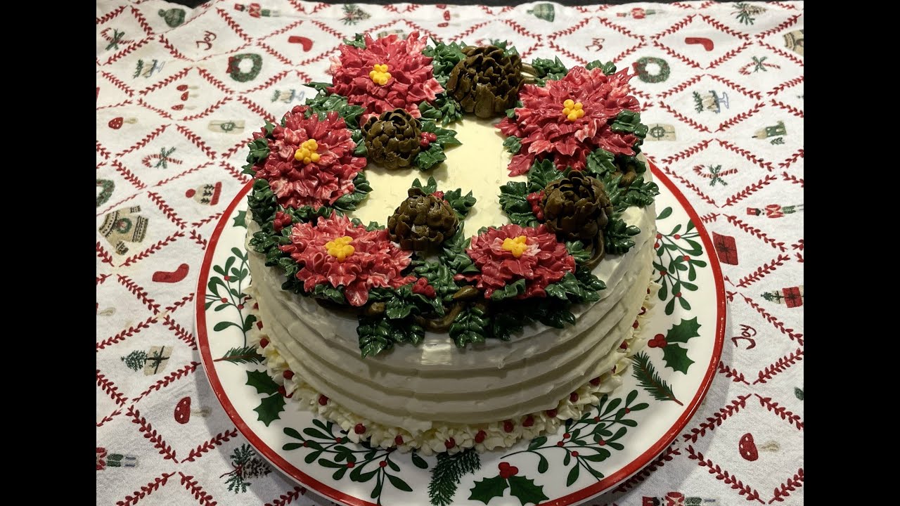 Julkranstårta med pepparkakssmak / På Mitt Sätt
