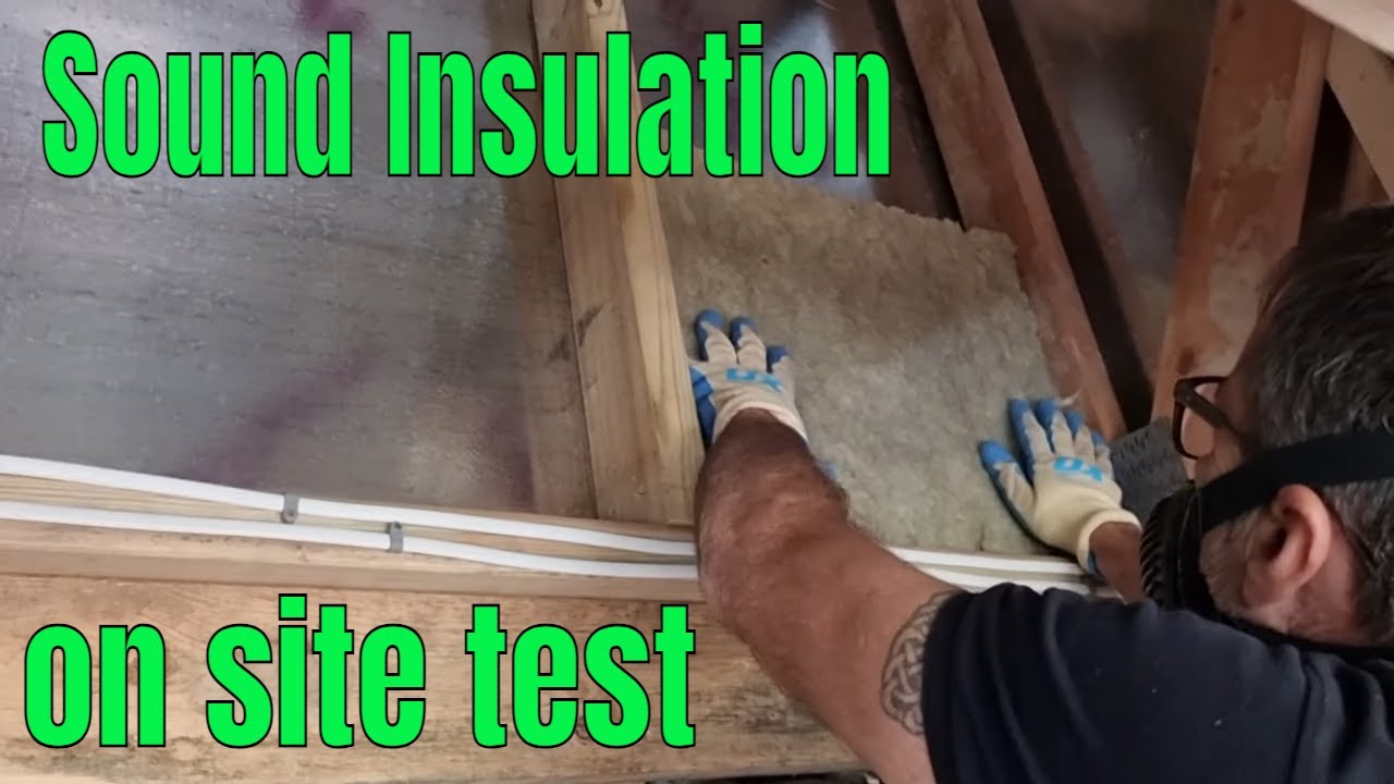 Sound insulation how good is it? A simple real life test