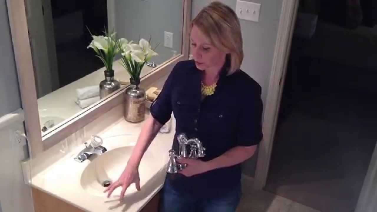 How to install a bathroom faucet