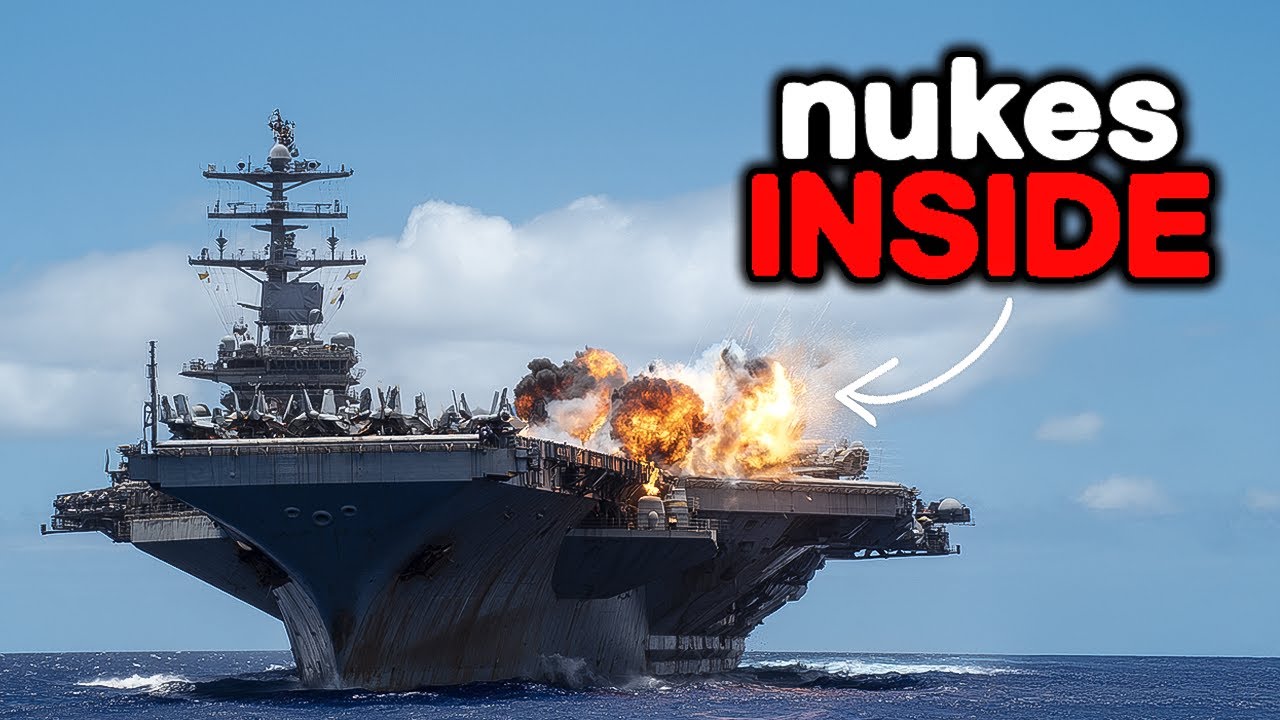 When NUCLEAR Aircraft Carriers Catch FIRE at Sea