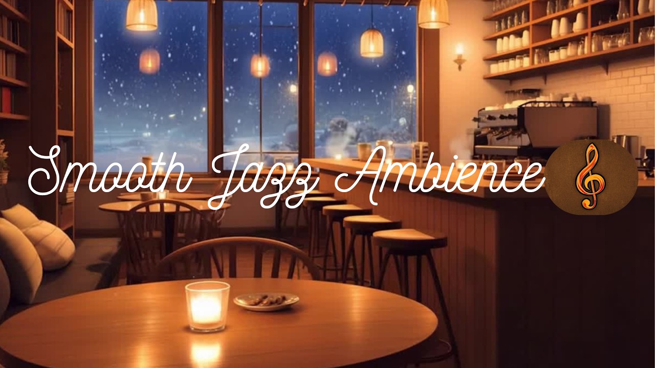 Elegant Jazz Ambience In Cozy Coffee Shop 🎷 Jazz Ambience For Relaxing Mood