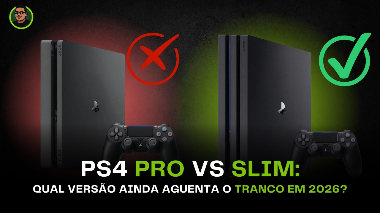 SLIM OU PRO? Qual versão do PS4 ainda aguenta o tranco em 2026?