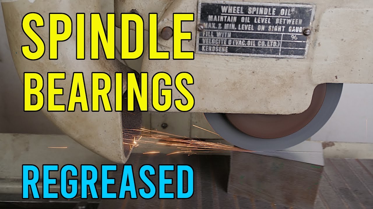 My surface grinders bearings needed servicing || RotarySMP