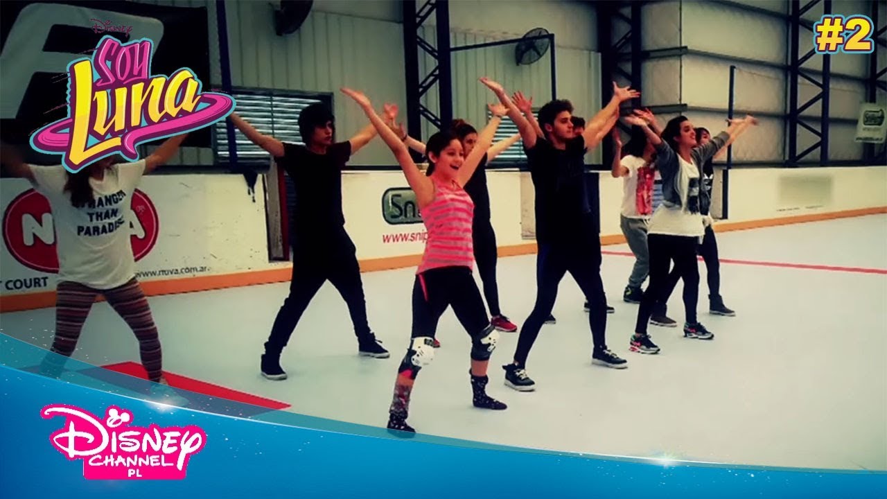 Soy Luna - Za Kulisami - Próby na wrotkach przed serialem  #2.