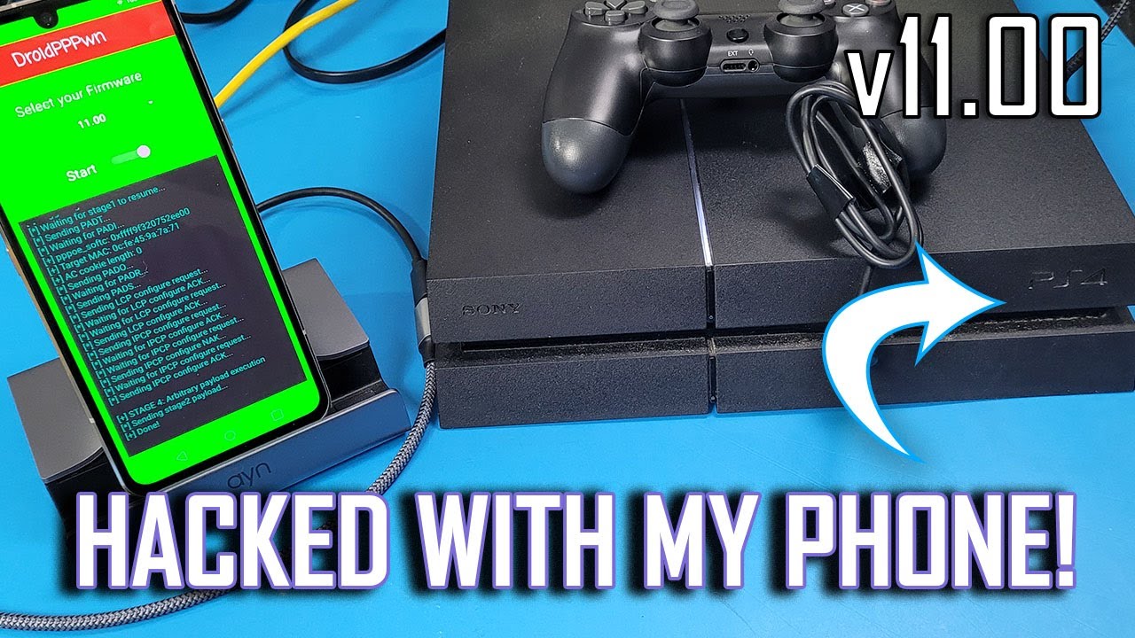 Джейлбрейк PS4 11.00 с помощью Android