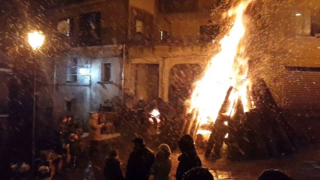 Fuoco di Sant'Antonio a Montesano Sulla Marcellana