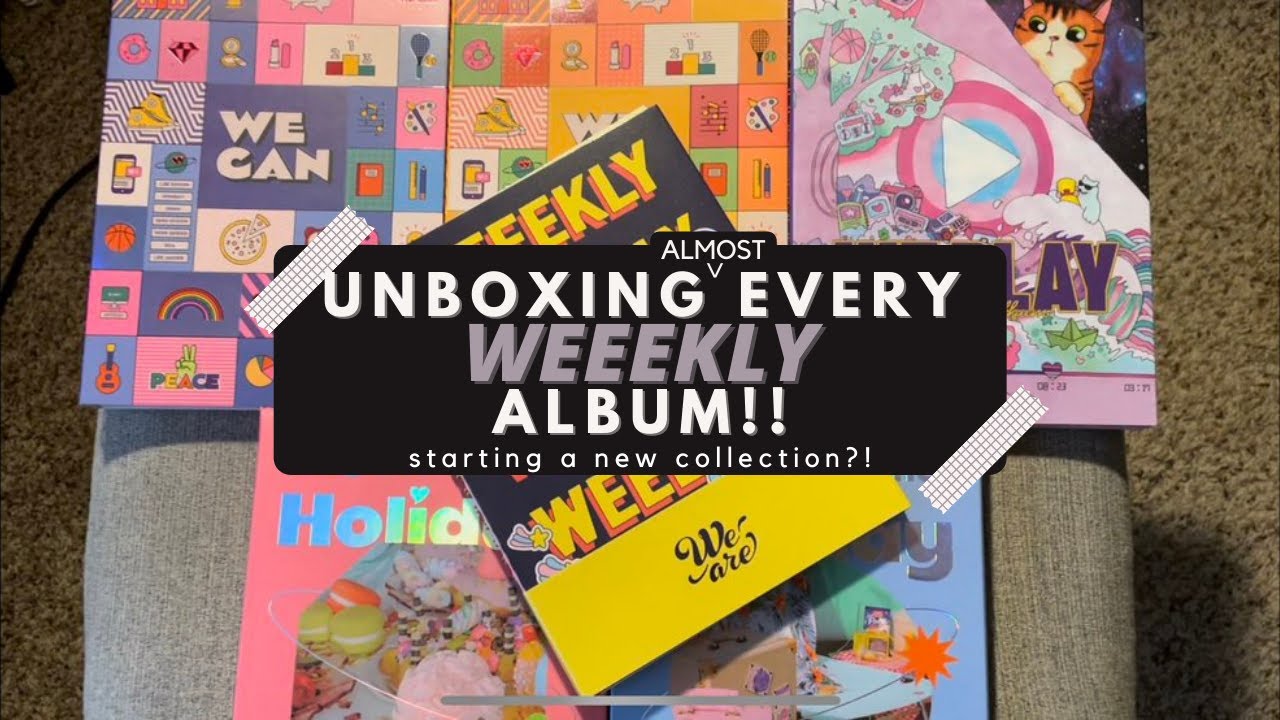 ☽ UNBOXING (almost) EVERY WEEEKLY ALBUM!! ☽ starting a weeekly collection?