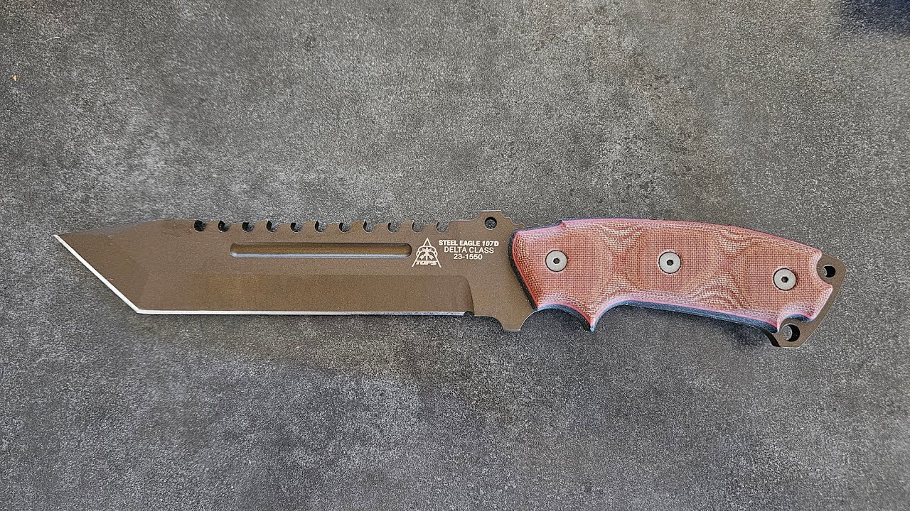 Tops Steel Eagle Delta Class!!! #fixedblades