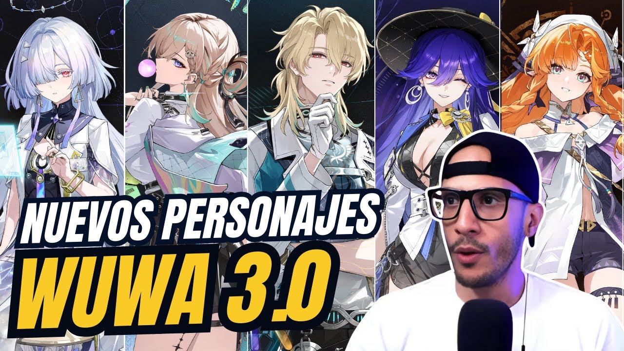 Reaccionando a TODOS los nuevos personajes revelados de Wuthering Waves