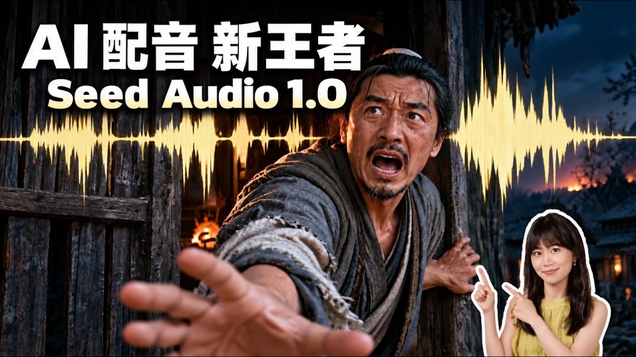 AI 音频又卷出新高度？ Seed Audio1.0太强了！ 一条视频带你看懂 Seed Audio 1.0 有多强！