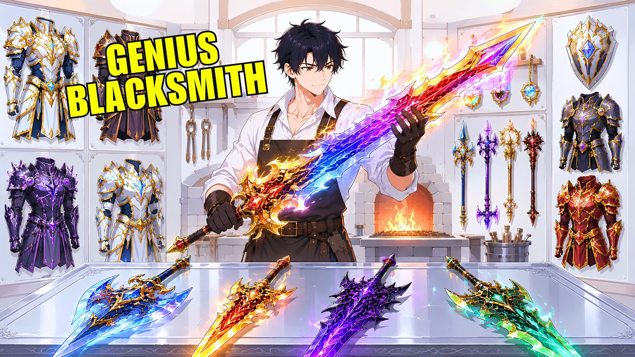 A Genius Blacksmith Crafts SS-Rank Artifacts With Broken Stats! | Manhwa Recap
