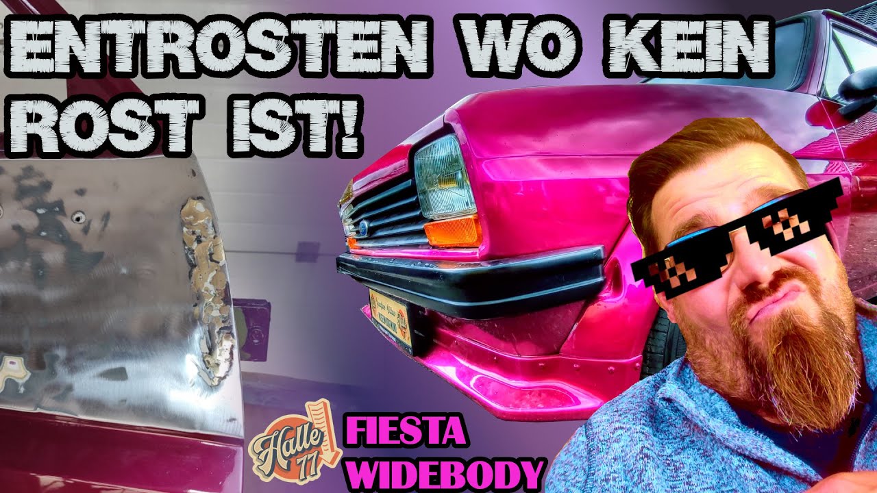 WAS ist das? Halle 77 Ford Fiesta Widebody Tür instand setzen im Detail