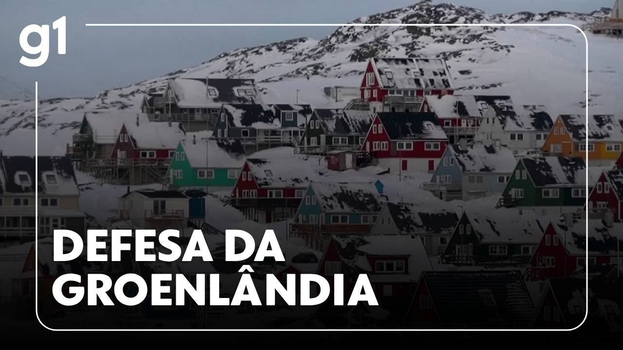 Jornal Hoje: Países europeus começaram a mandar tropas e fazer exercícios militares na Groenlândia