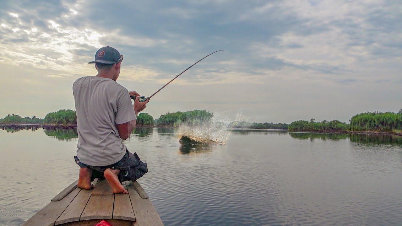 FULL SAMBARAN !!! Casting Ikan Kerandang Pakai Pencil / WTD 6,5cm 