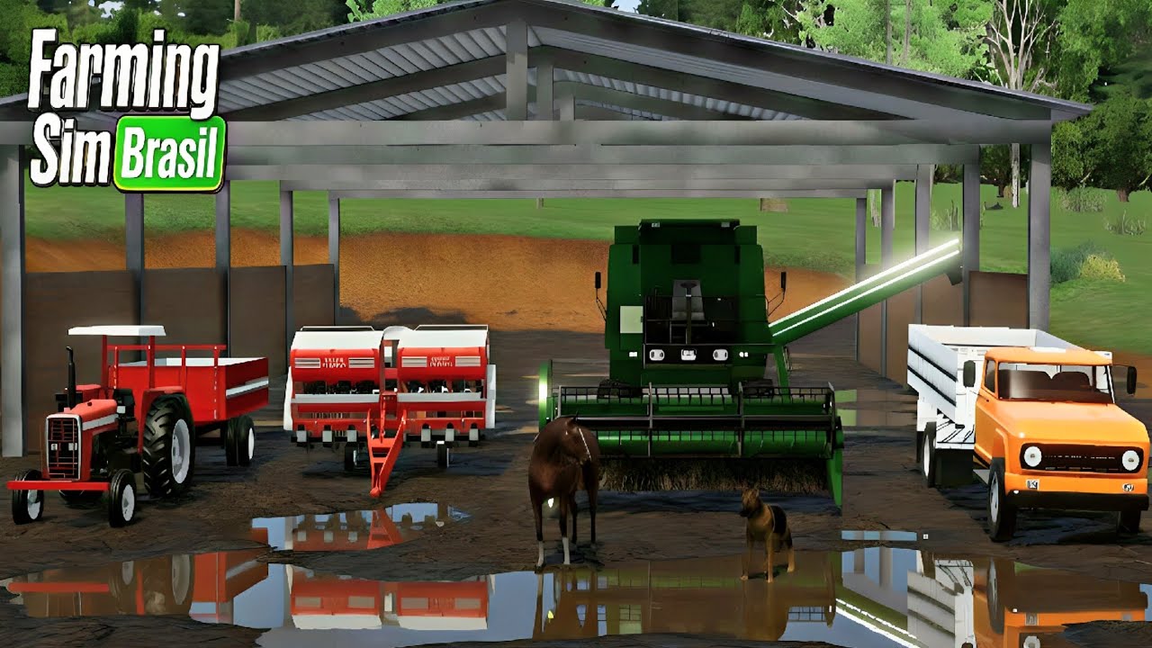 VIREI DONO de FAZENDA e COMPREI MEU PRIMEIRO CAMINHÃO CHEVROLET D60 no FARMING SIM BRASIL !!