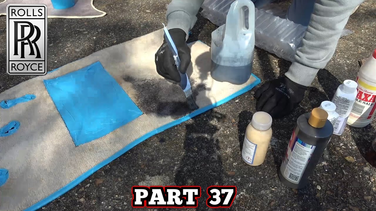 Dyeing the CARPETS in a ROLLS-ROYCE Silver Spirit + More